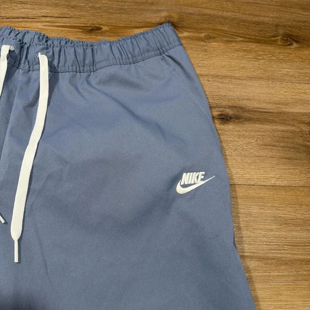 Nike Club Woven Standard Leg Tapered Fit Pants Mens Size XL Blue DX0623-491